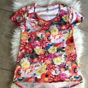 UNICORN LuLaRoe M floral print EUC